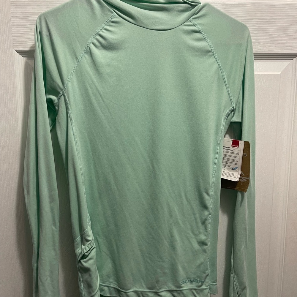Women's Mint Green Long Sleeve Sweatshirt